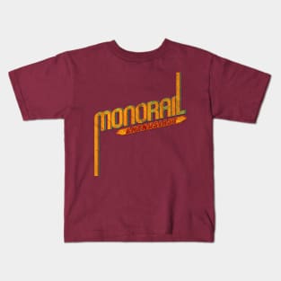 Monorail Enthusiast 70's Kids T-Shirt